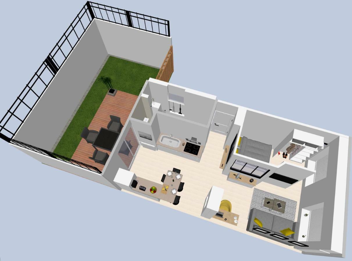Le P'Tit Atelier, Terrasse Privative Apartment Lorient Exterior photo
